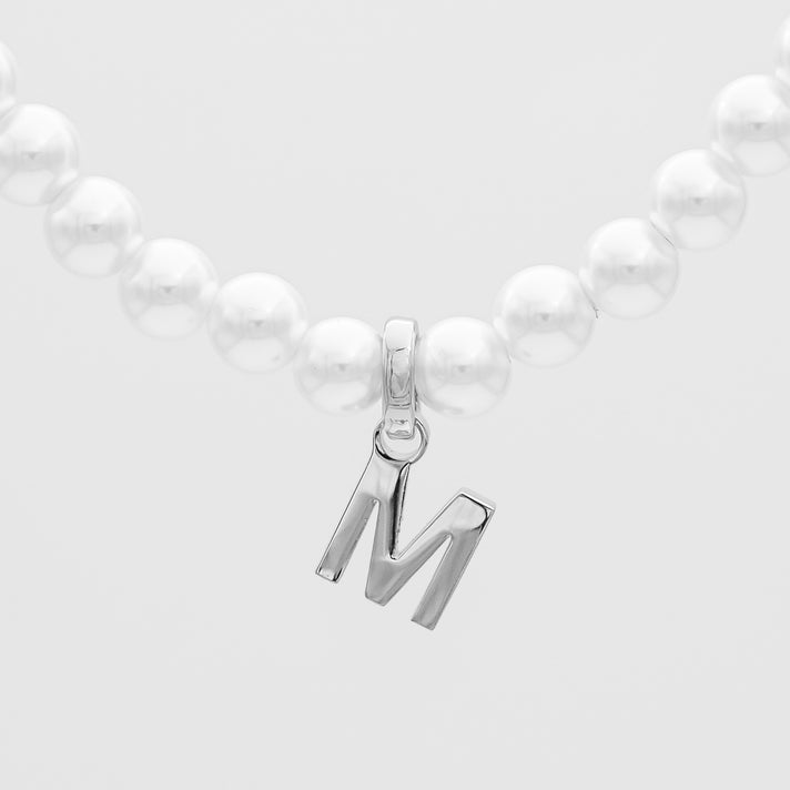 Classic Pearl Initial Bracelet