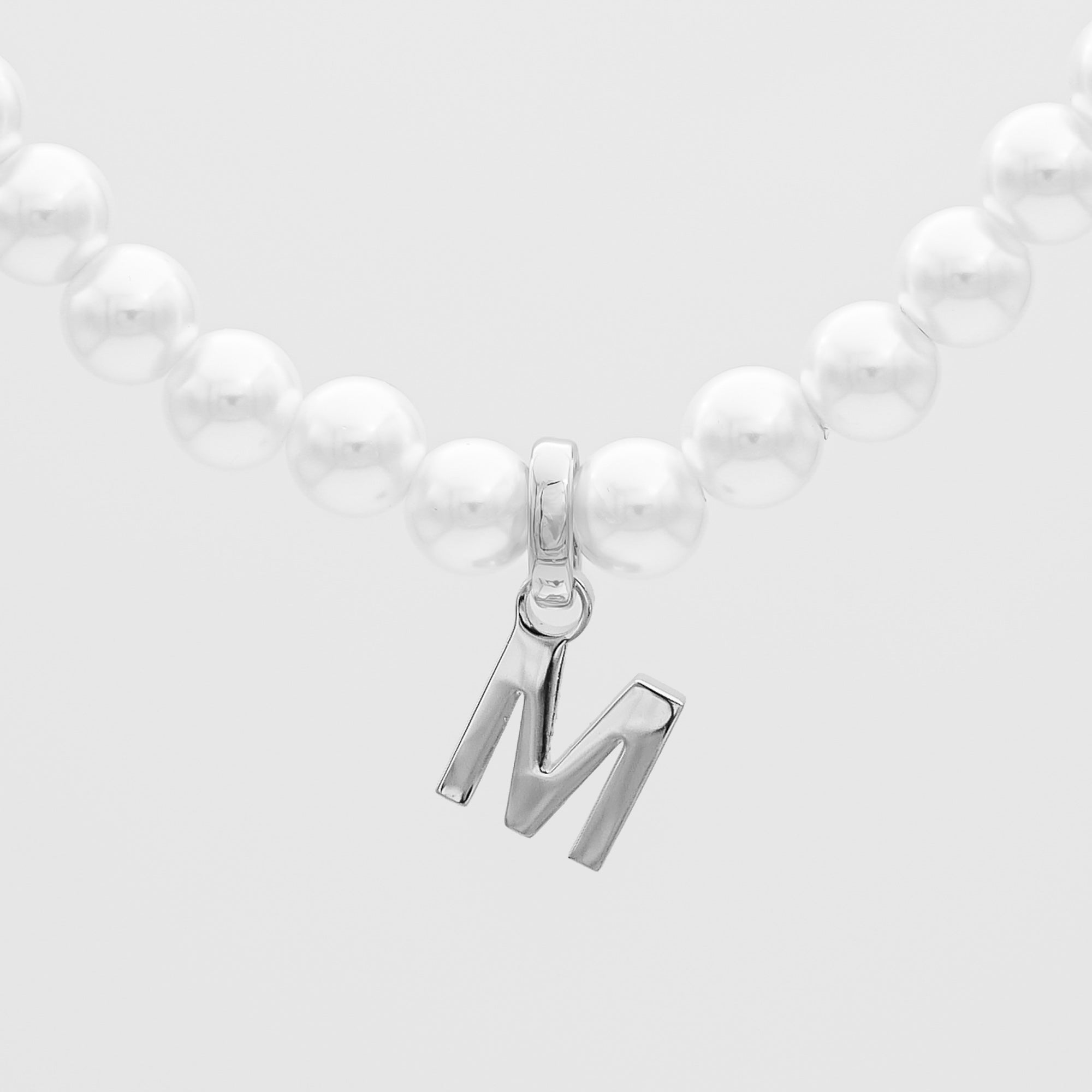 Classic Pearl Initial Anklet