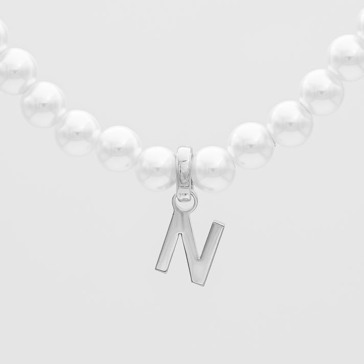 Classic Pearl Initial Bracelet