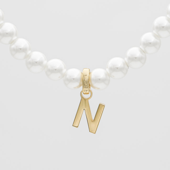 Bracelet Initial Perle Classique