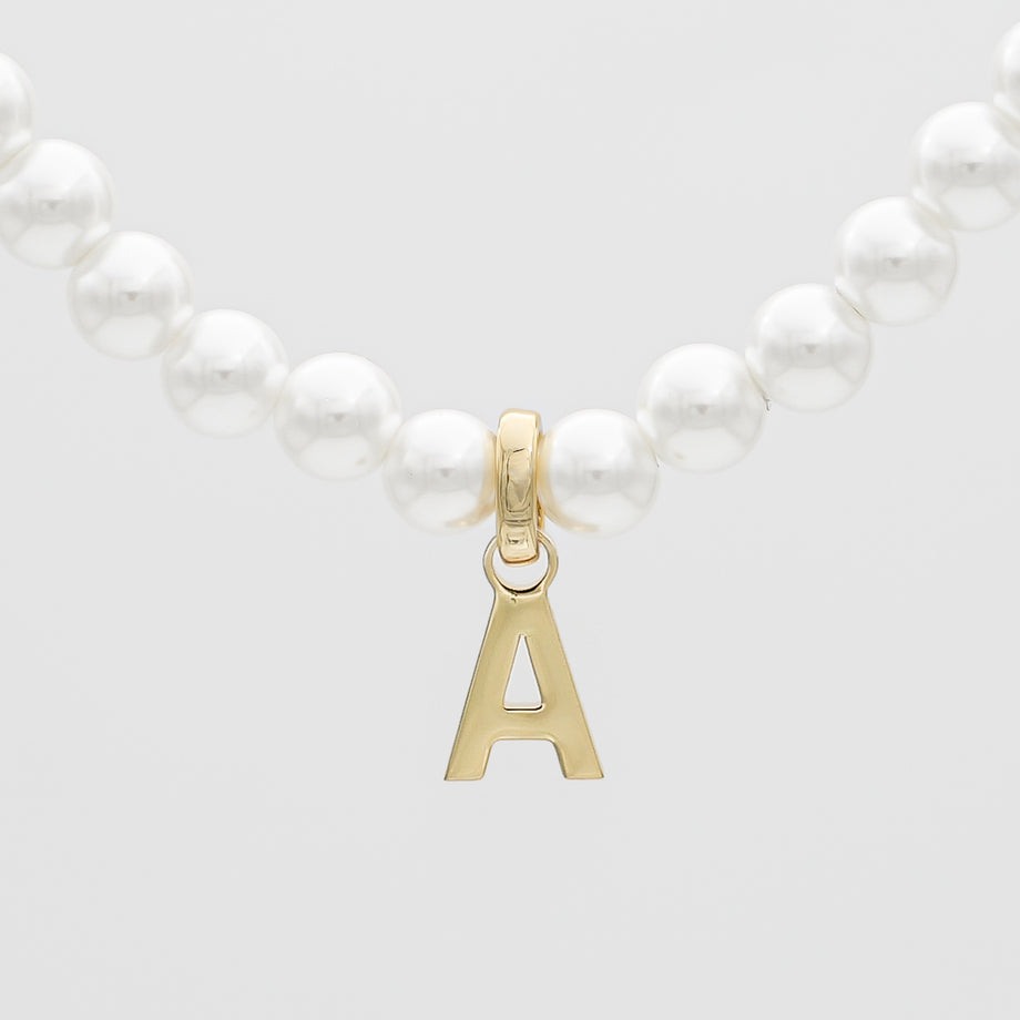 Bracelet Initial Perle Classique