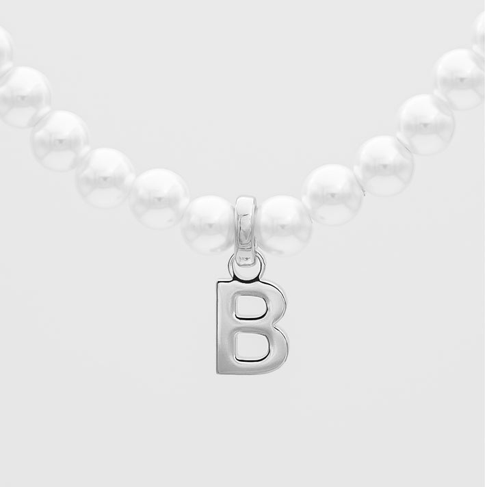 Classic Pearl Initial Bracelet