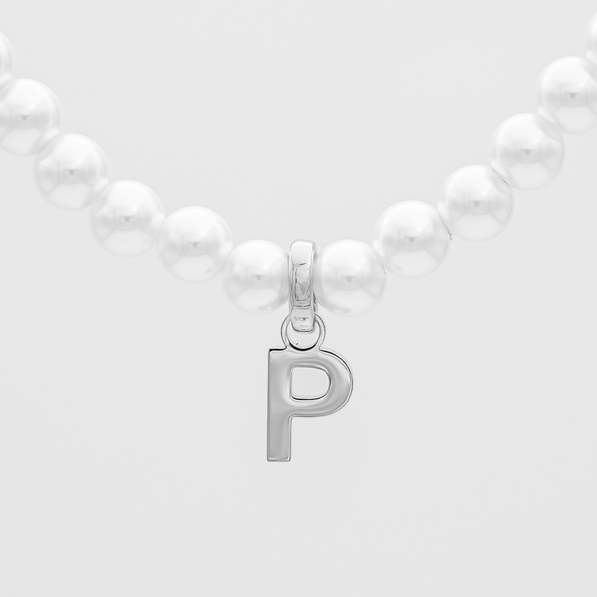 Classic Pearl Initial Bracelet