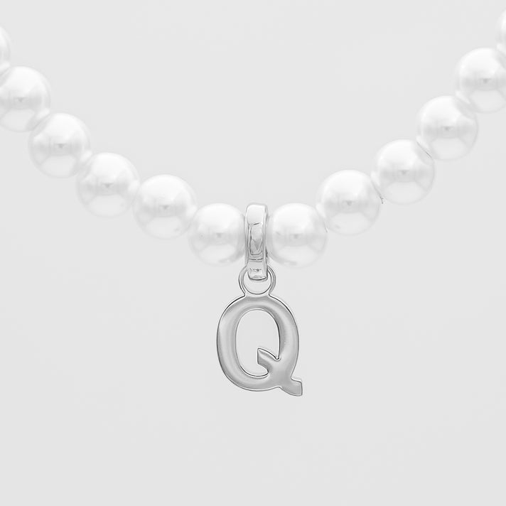 Classic Pearl Initial Bracelet