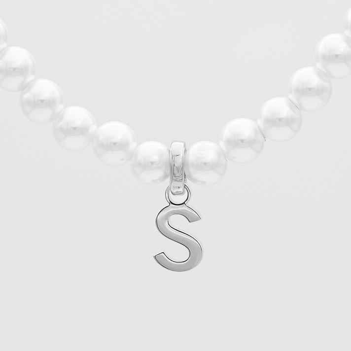 Classic Pearl Initial Bracelet