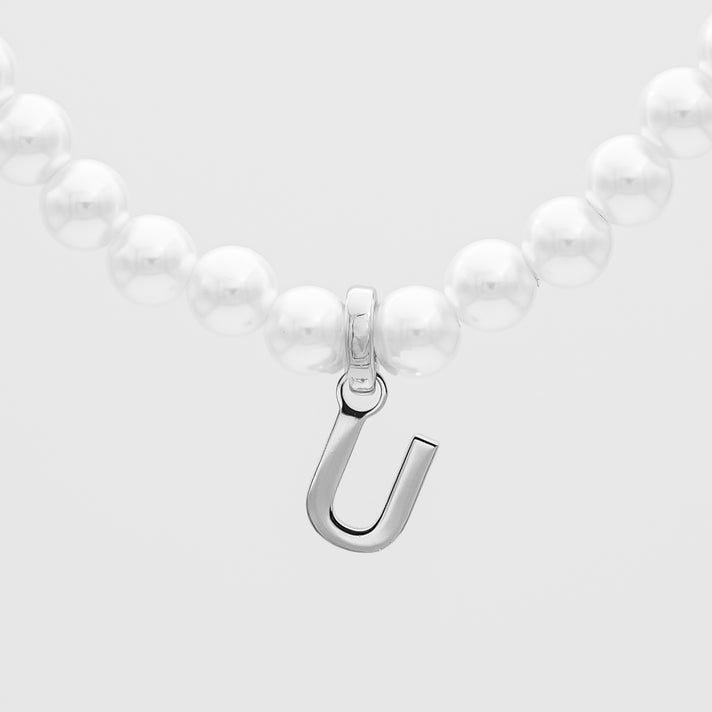 Classic Pearl Initial Bracelet