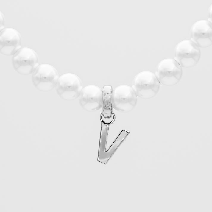 Classic Pearl Initial Bracelet