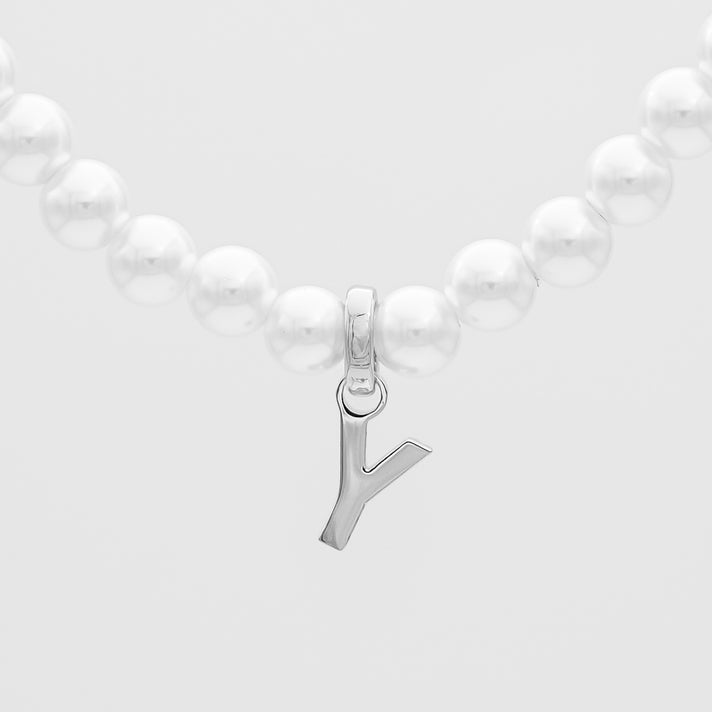 Classic Pearl Initial Bracelet