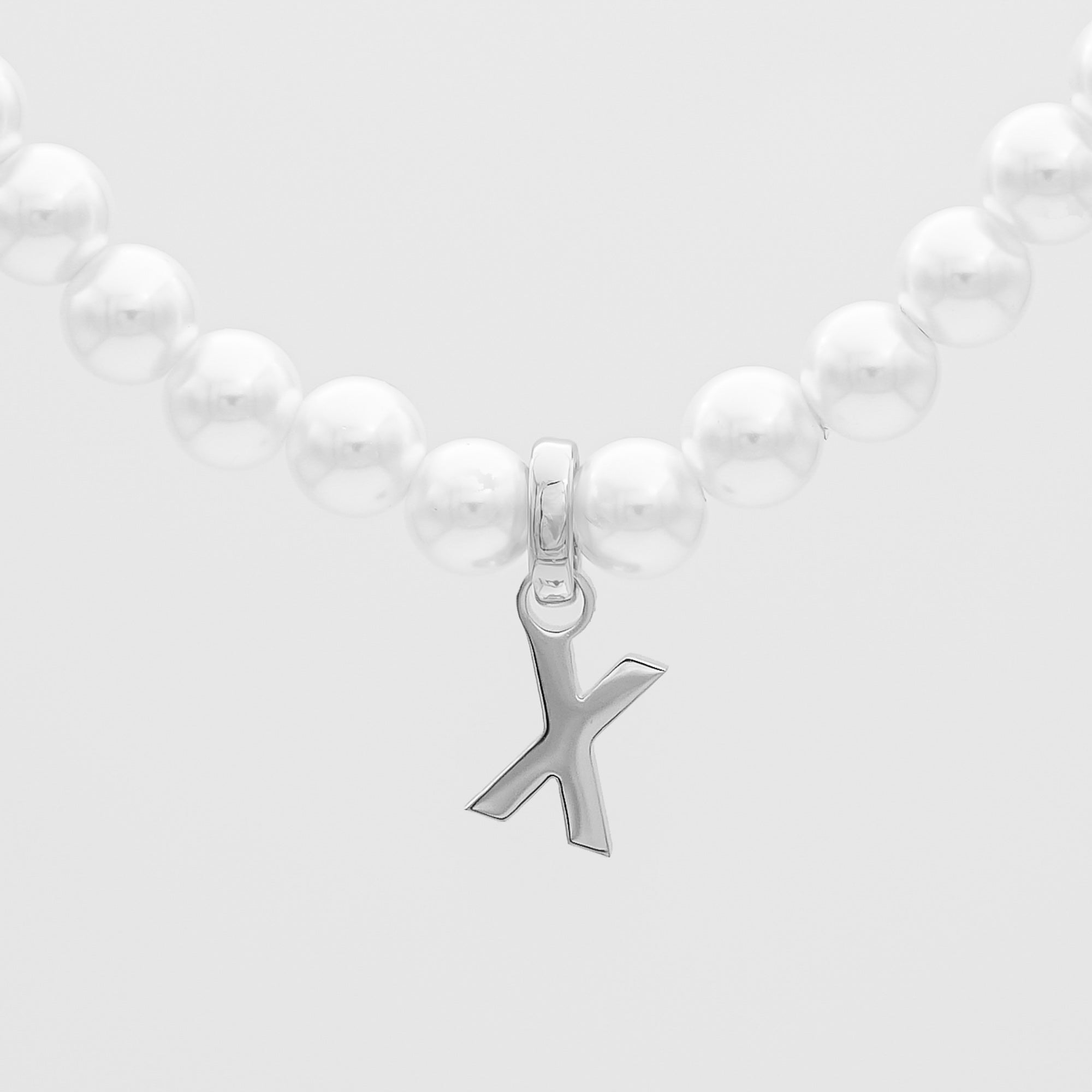 Classic Pearl Initial Anklet