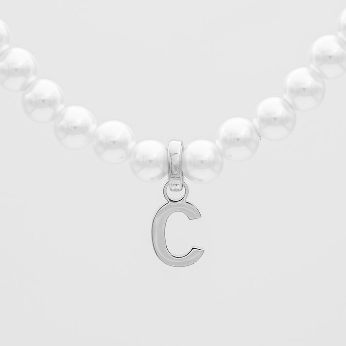 Classic Pearl Initial Bracelet