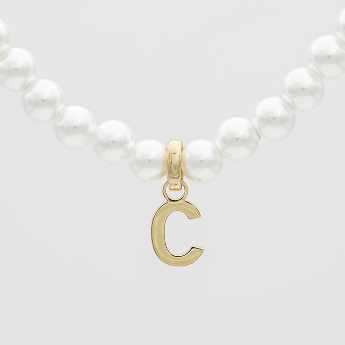 Bracelet Initial Perle Classique