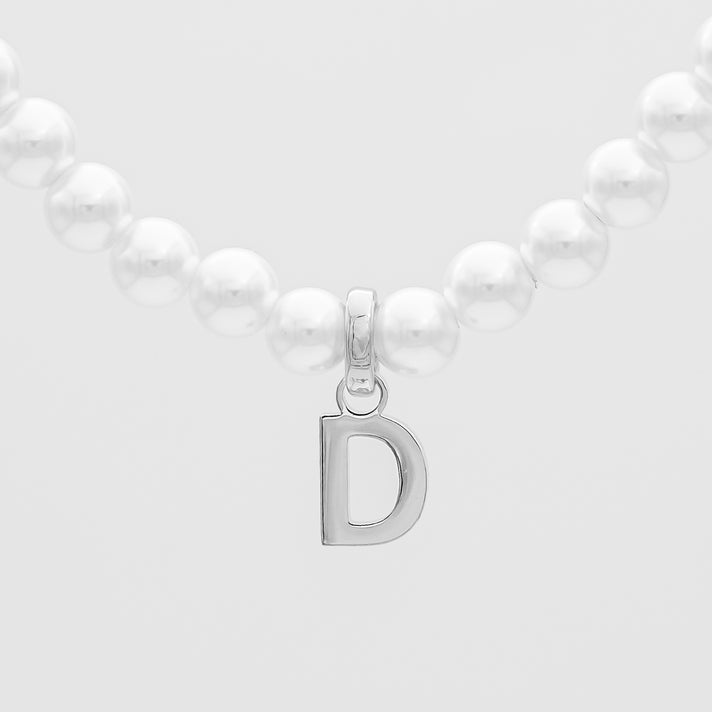 Classic Pearl Initial Bracelet