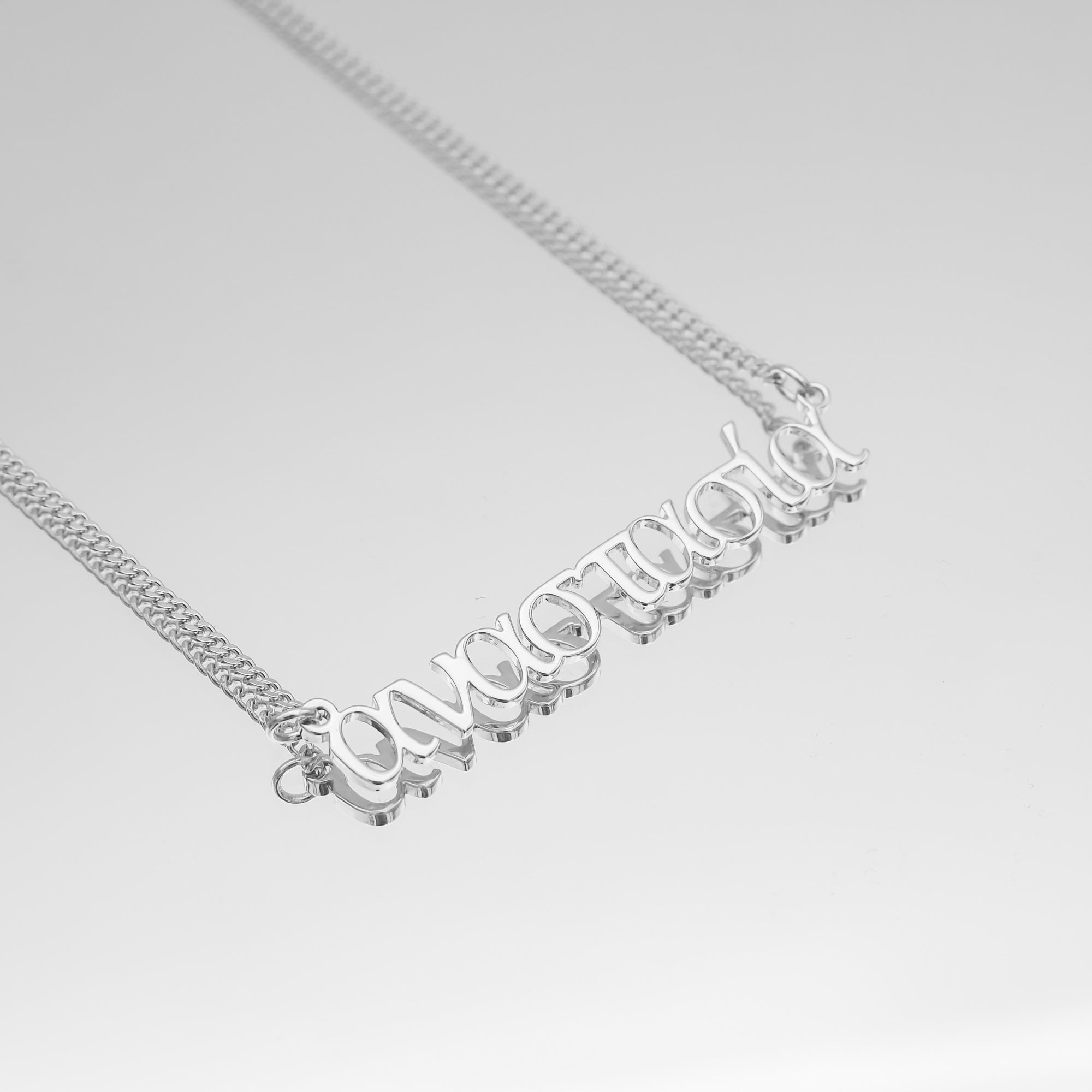 Greek Custom Name Necklace Personalised Necklace PRYA UK Greek custom name necklace personalised necklace prya uk