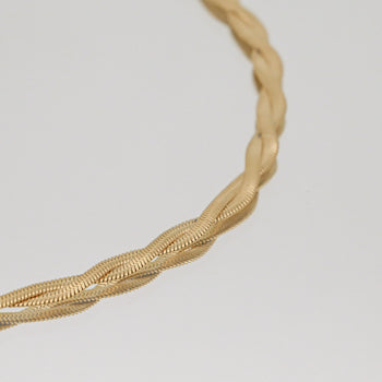 Double Herringbone Necklace