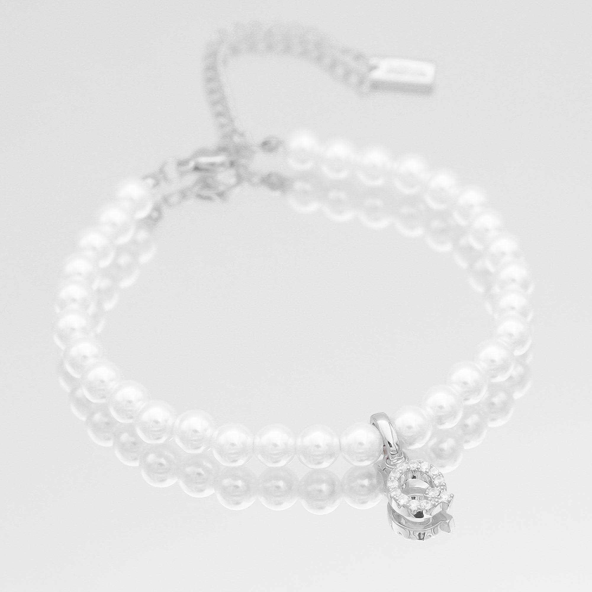 ICY Pearl Initial Anklet