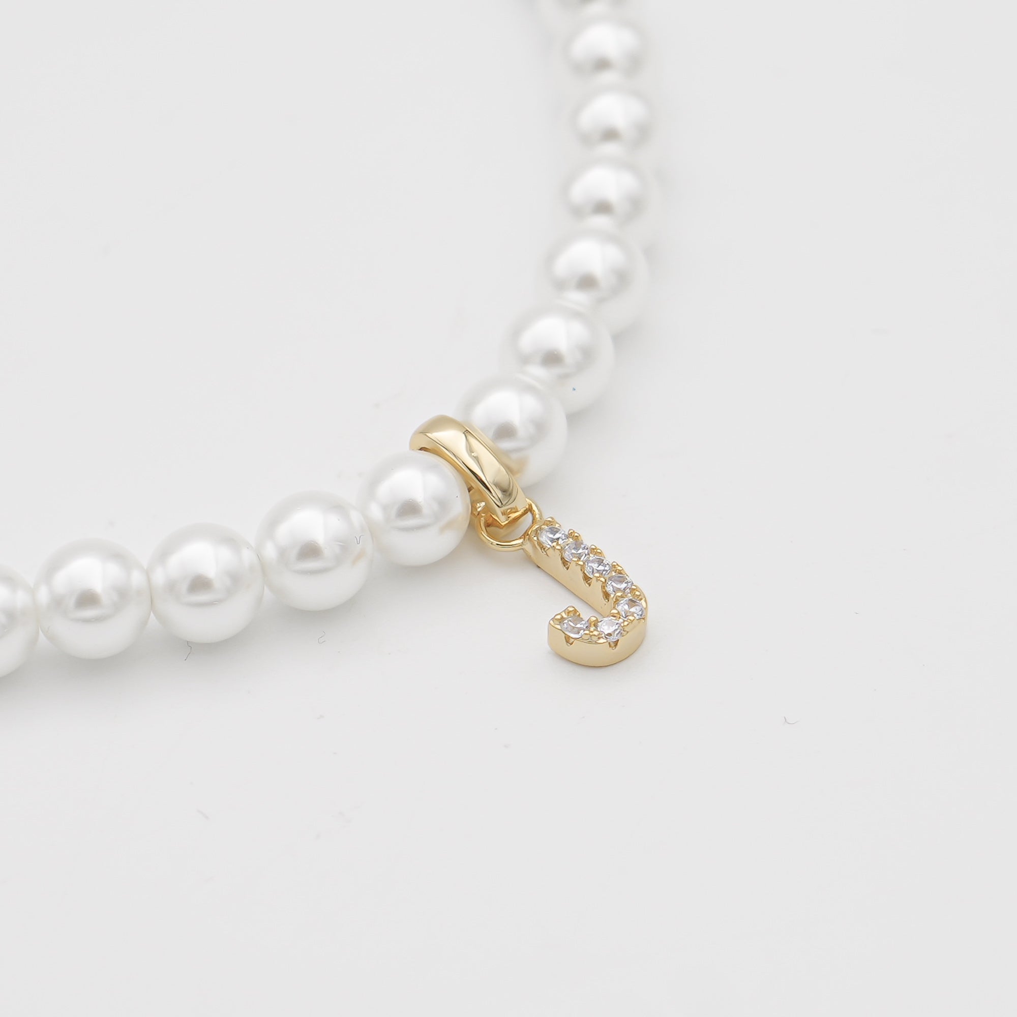 Icy initial necklace Clearance