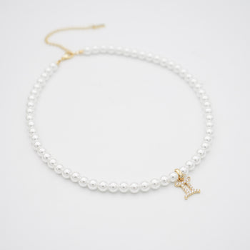 ICY Pearl Zodiac Necklace