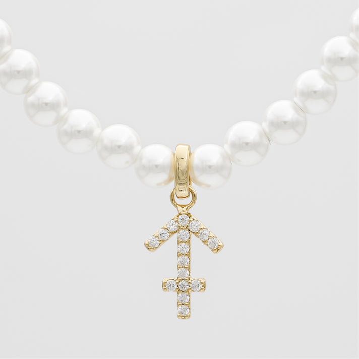 ICY Pearl Zodiac Necklace