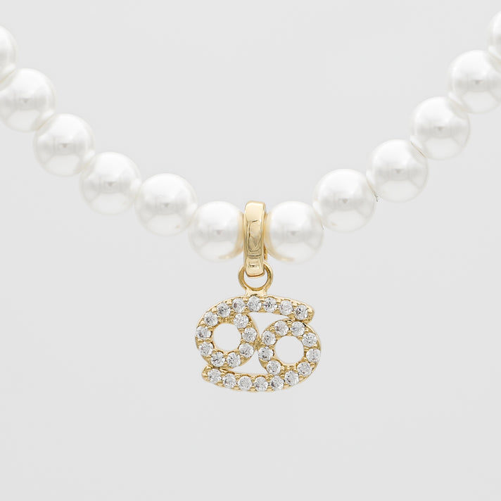 ICY Pearl Zodiac Necklace