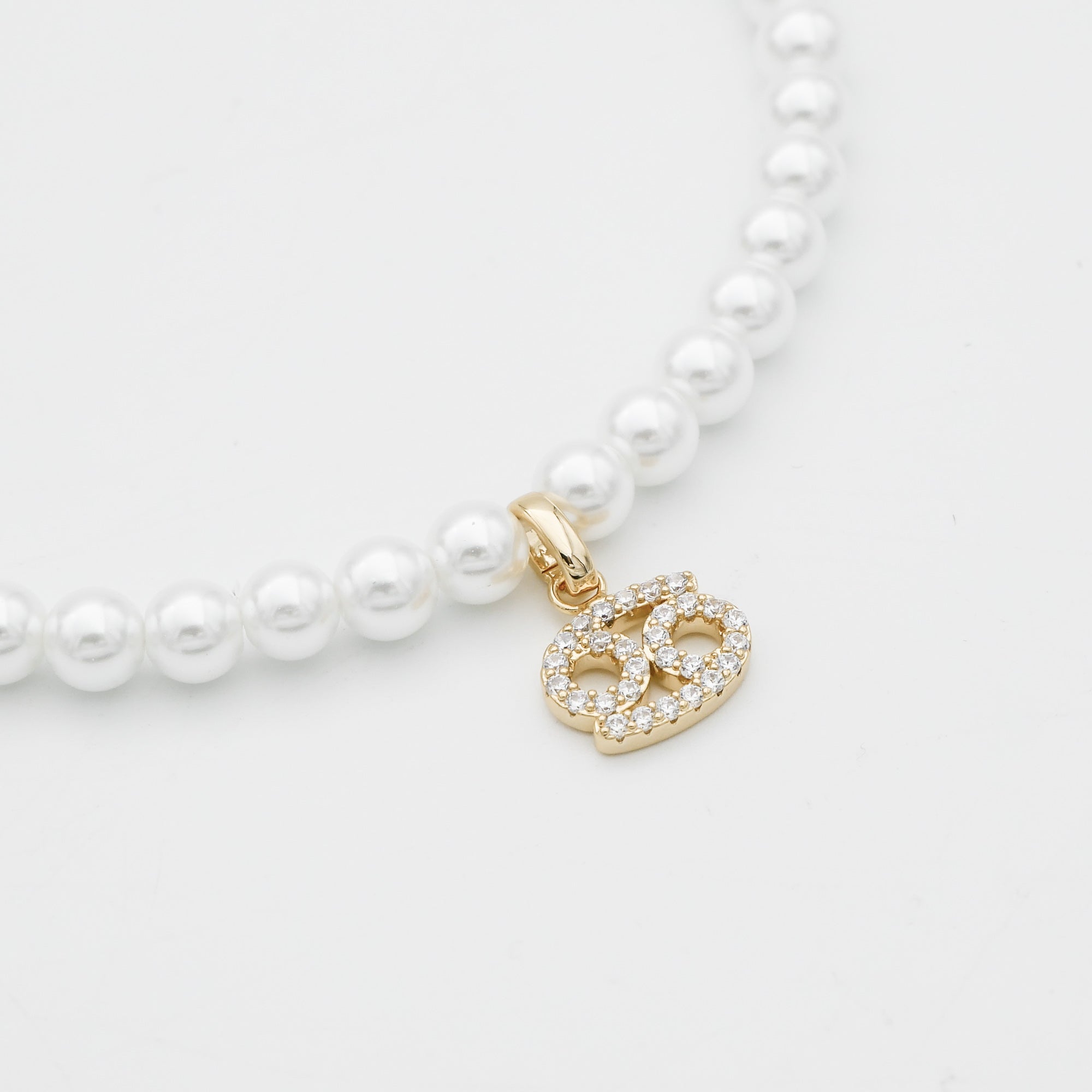 ICY Pearl Zodiac Necklace