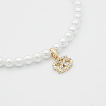 ICY Pearl Zodiac Necklace