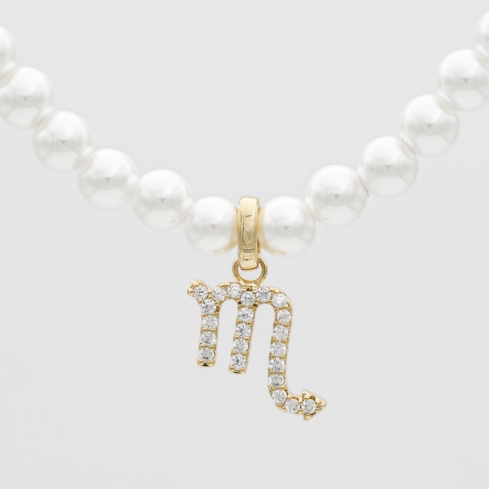 ICY Pearl Zodiac Necklace