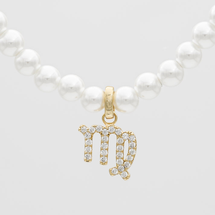 ICY Pearl Zodiac Necklace