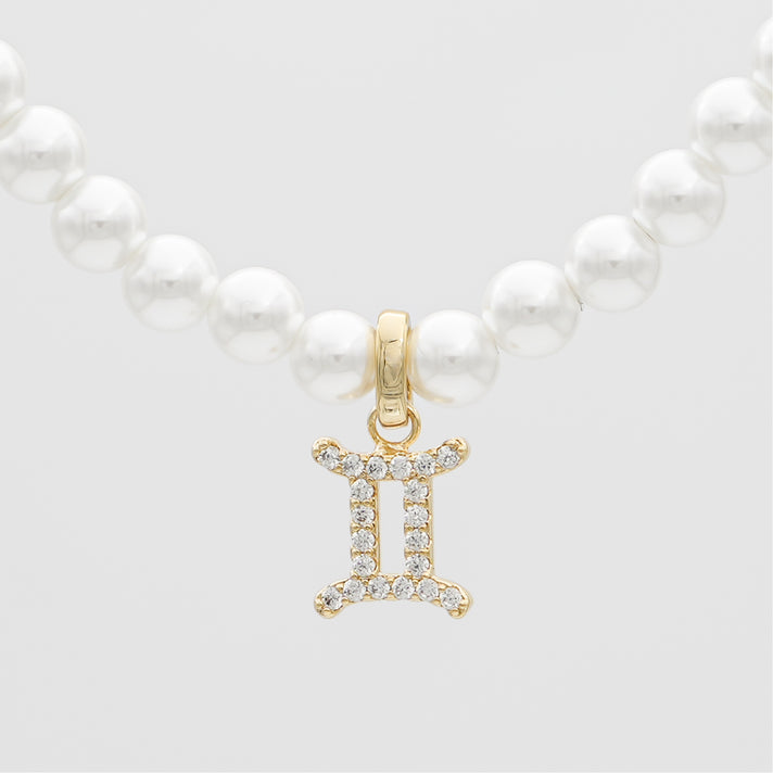 ICY Pearl Zodiac Necklace