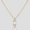 Maia Pave Initial Necklace