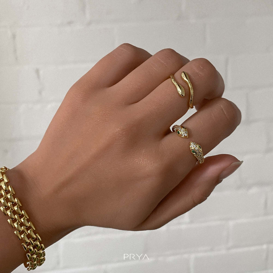 Eve Adjustable Snake Ring