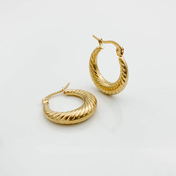 Julia Gold Filled Hoops | PRYA