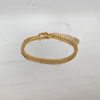 Classic Cuban Anklet Gold | PRYA