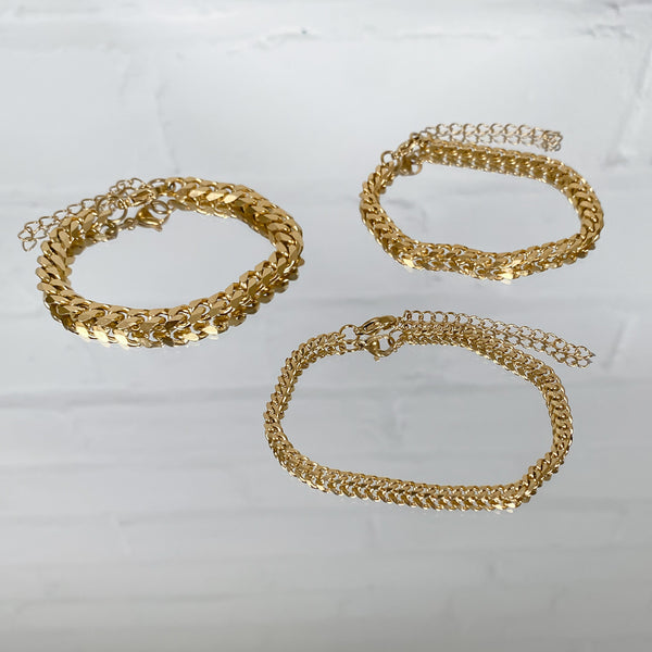 Classic Cuban Anklet Gold | PRYA