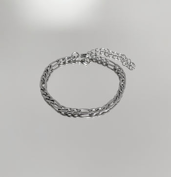 Figaro Chain Anklet Silver | PRYA