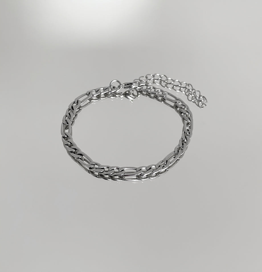 Figaro Chain Anklet Silver | PRYA