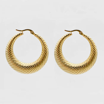 Julia Gold Filled Hoops | PRYA