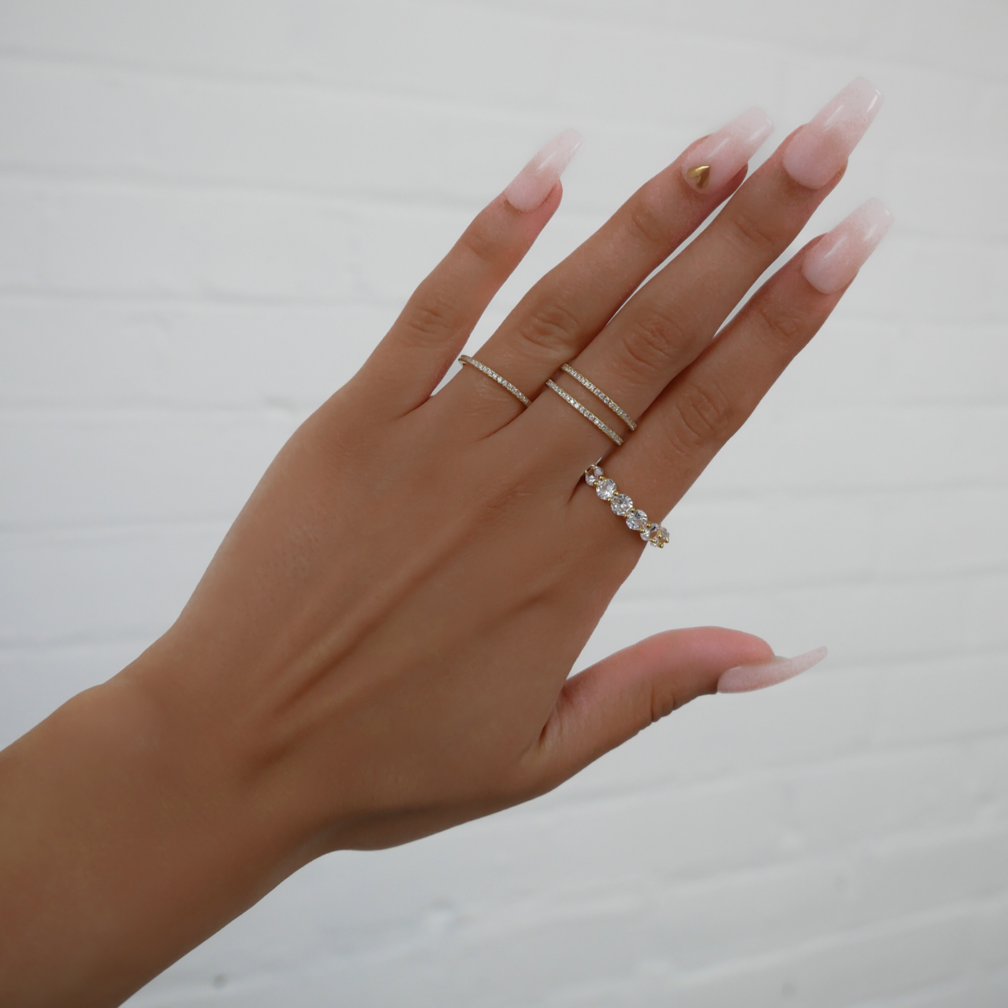 Kylie Dainty Diamond Ring