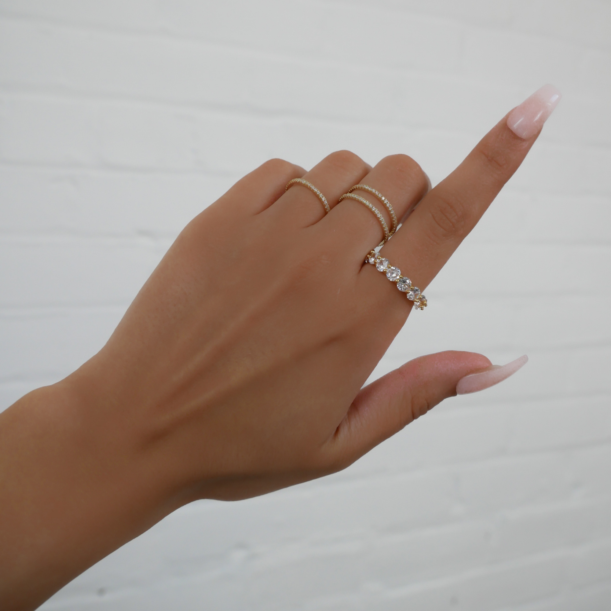 Kylie Dainty Diamond Ring
