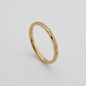 Leila Thin CZ Band Ring