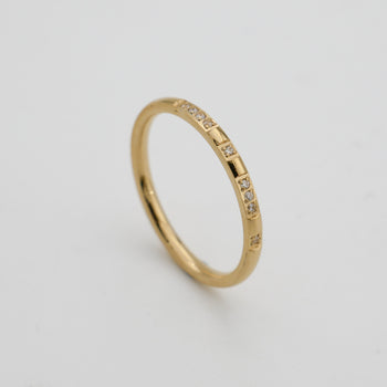 Leila Thin CZ Band Ring