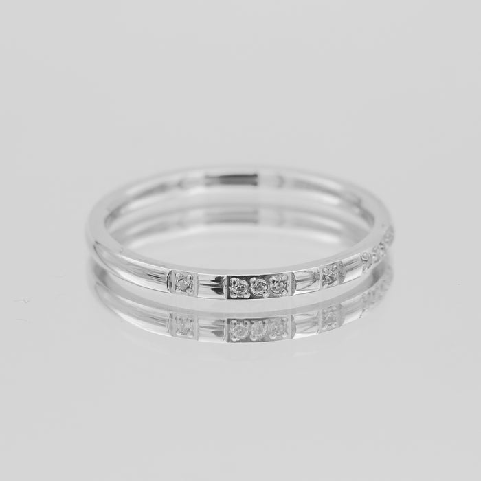 Bague Leila Thin CZ