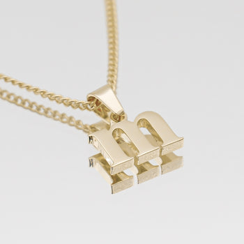 Kayla Lowercase Mini Initial Necklace