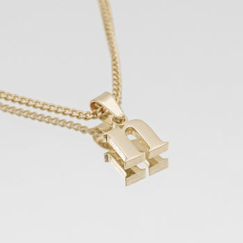 Kayla Lowercase Mini Initial Necklace