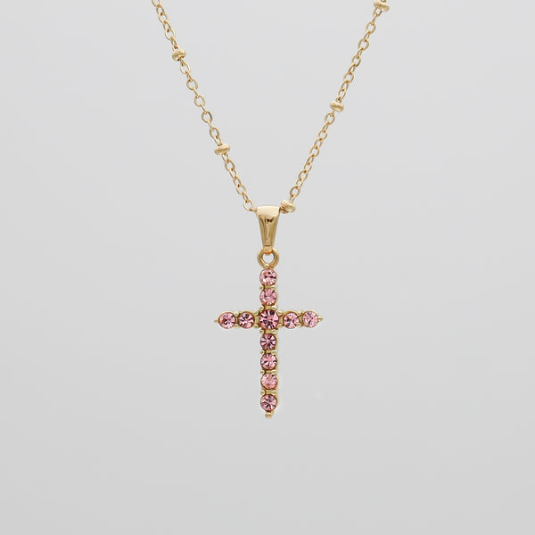 Mary Cross Necklace