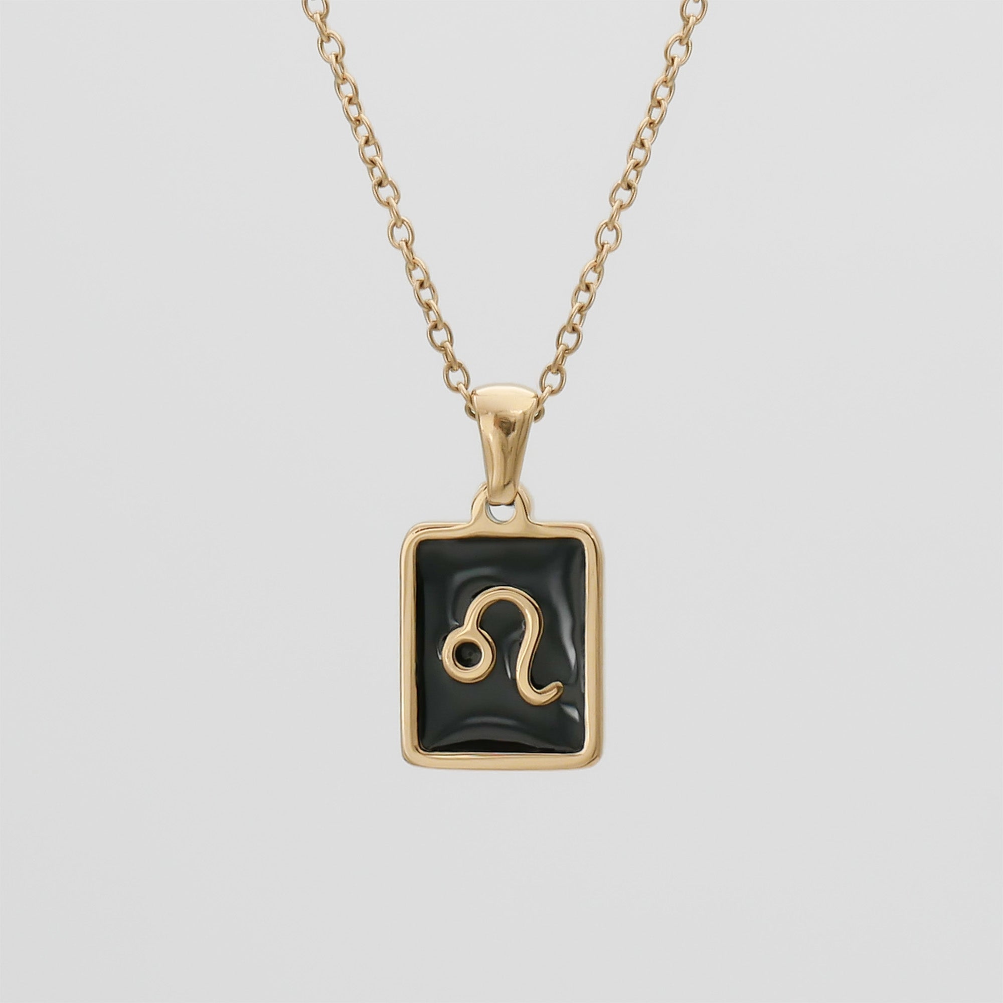 Collier Symbole du Zodiaque Onyx 