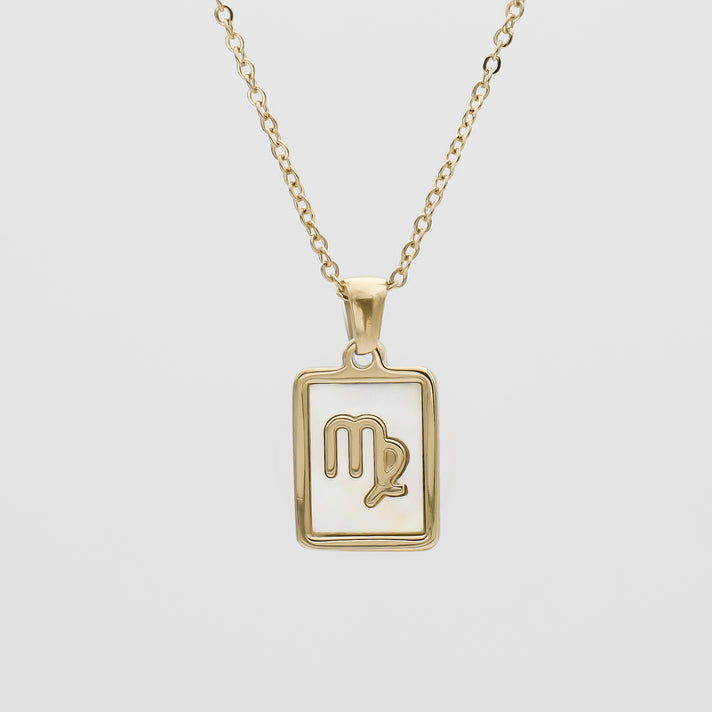Opal Zodiac Symbol Necklace