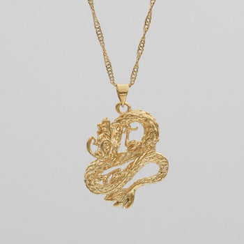 Chinese Dragon Necklace | PRYA