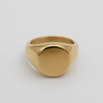 Women's Classic Gold Signet Ring | PRYA