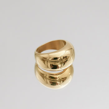 Alexa Dome Ring | Gold | PRYA