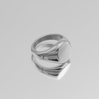 Classic Silver Signet Ring | PRYA